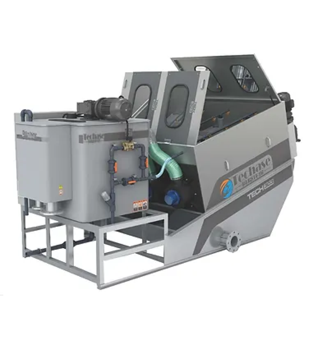 เครื่องรีดตะกอนชนิดสกรูเพรส เทคโนโลยีที่ช่วยลดปริมาณตะกอนอย่างมีประสิทธิภาพ รองรับความเข้มข้นตะกอนได้ถึง 5,000–50,000 ppm พร้อมลดความชื้นเหลือ 80% ±5% ประหยัดพลังงาน บำรุงรักษาง่าย ติดตั้งได้แม้ในพื้นที่จำกัด เหมาะสำหรับงานอุตสาหกรรมและชุมชนที่ต้องการโซลูชันที่คุ้มค่าและยั่งยืน